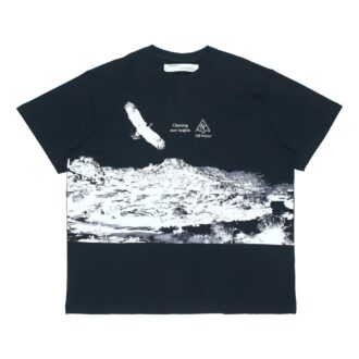 Imprimé « Climbing new Heights » Imprimé Homme Ample Noir