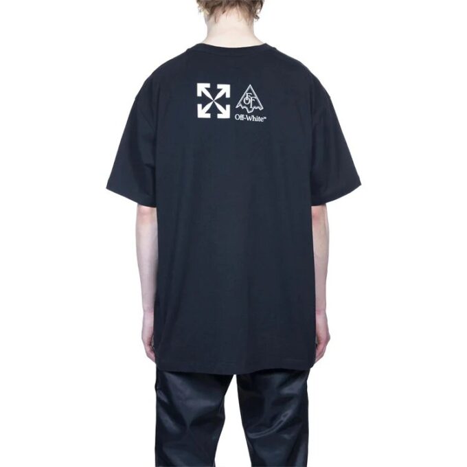 Imprimé « Climbing new Heights » Imprimé Homme Ample Noir