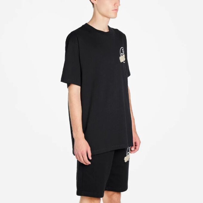 Imprimé flèche bronze Unisexe Noir