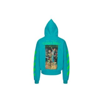 Imprimé flèche graphique en coton pour homme, bleu