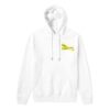 Imprimé flèche jaune, ample, blanc