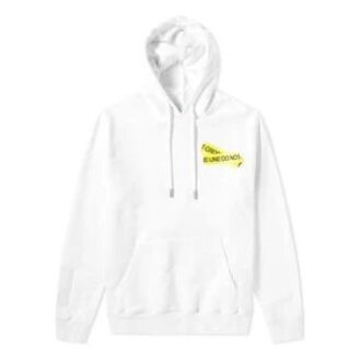 Imprimé flèche jaune, ample, blanc