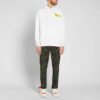 Imprimé flèche jaune, ample, blanc