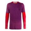 Imprimé flèche, version manches longues, violet