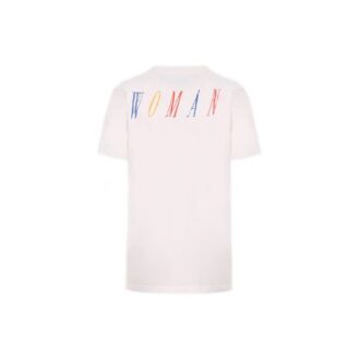Imprimé graphique Off-White, col rond, manches courtes, coupe normale