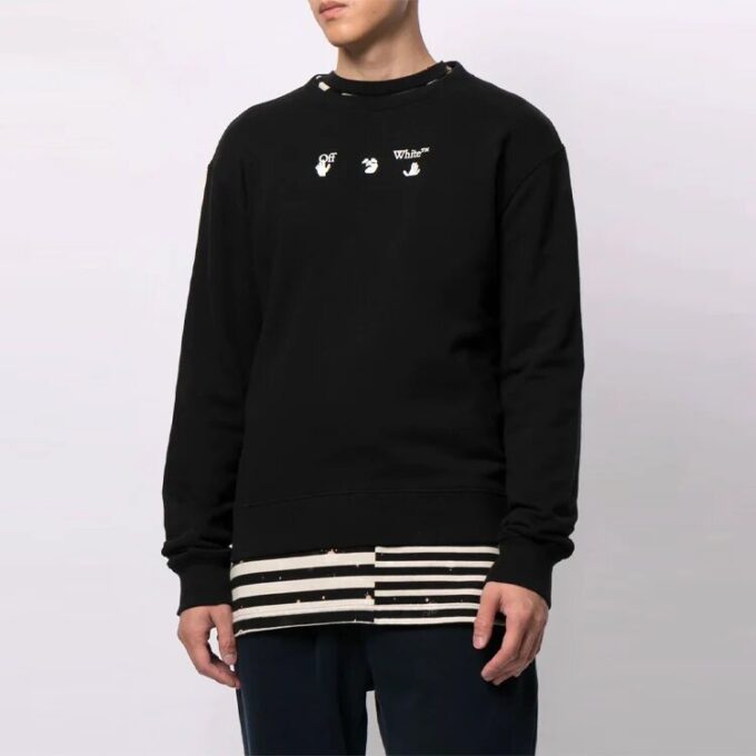 Imprimé logo FW21, coupe ample, noir