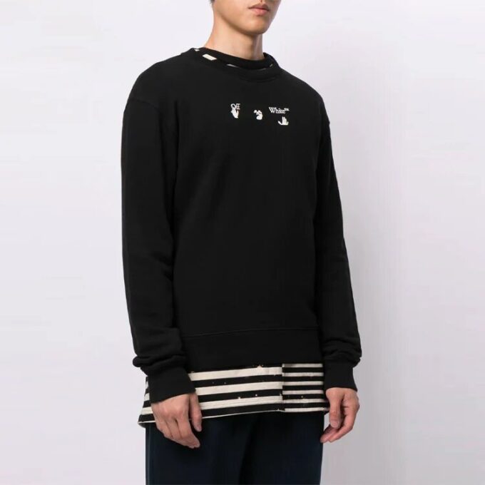 Imprimé logo FW21, coupe ample, noir
