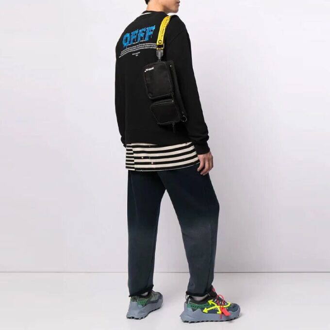 Imprimé logo FW21, coupe ample, noir