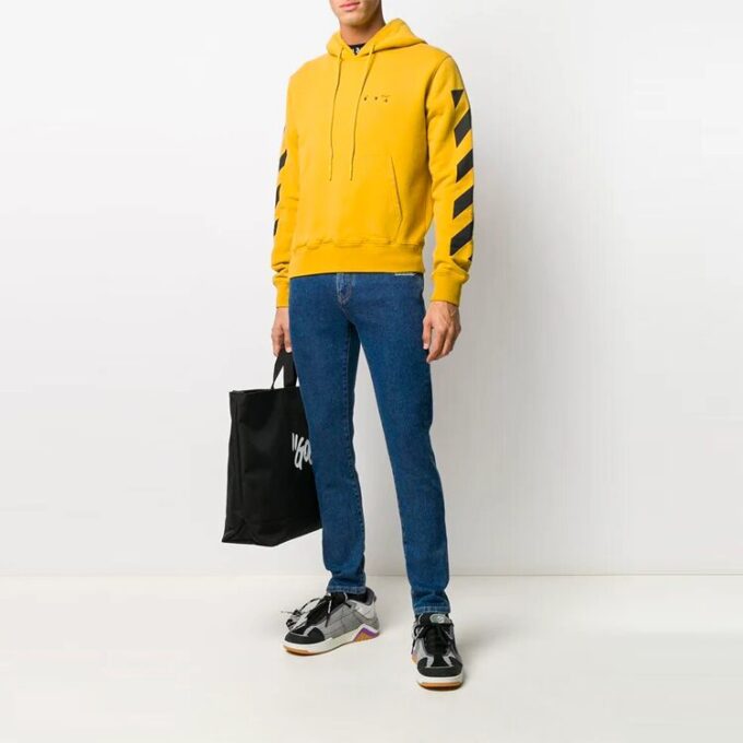 Imprimé à motifs, coupe ample, version standard, jaune