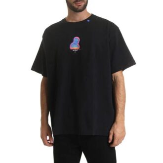 Imprimé noir, shorts, coupe ample