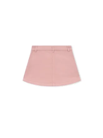 Jupe cargo à empiècements en satin