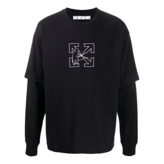 Logo Cargo Manches longues Noir