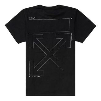 Logo dans le dos T-shirt à manches courtes pour homme Logo Coupe normale