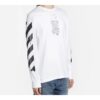 Logo Dripping Arrows imprimé Hommes Blanc