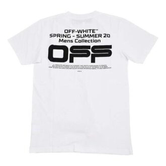 Logo à lignes ondulées, slogan alphabétique basique, manches courtes, version standard, blanc