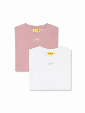 Lot de 2 t-shirts à manches courtes Off Stamp