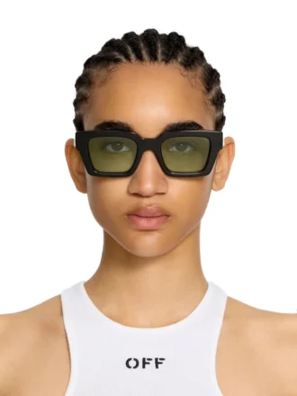 Lunettes de Soleil Virgil M à verres vert clair