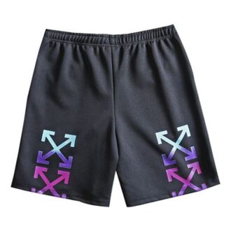 Maillot de sport pour homme en maille à motif de flèches dégradées
