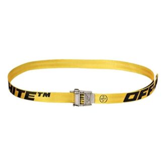 Mini-ceinture avec logo BlackLetters, jaune