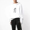 MJ Imprimé Motif Ample Blanc