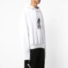 MJ Imprimé Motif Ample Blanc