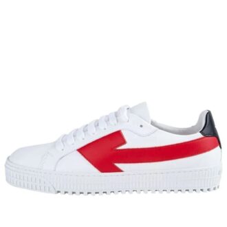 Mode Chaussures décontractées Blanc/Rouge