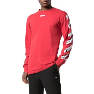 Motif logo alphabétique classique, version col rond, rouge