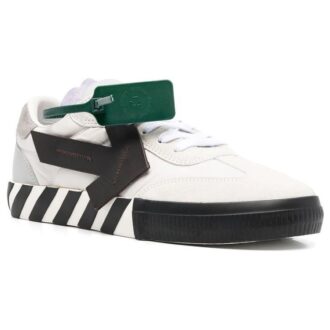 Nouvelle basket basse Vulcanized « White Black »