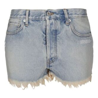 Off-White Bleu clair Denim délavé