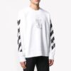 Off-White – Chemise blanche à flèches en coton pour homme