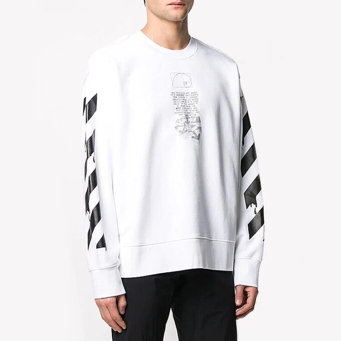 Off-White – Chemise blanche à flèches en coton pour homme