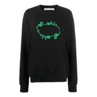 Off-White FW20 Logo Tricoté Ample Noir