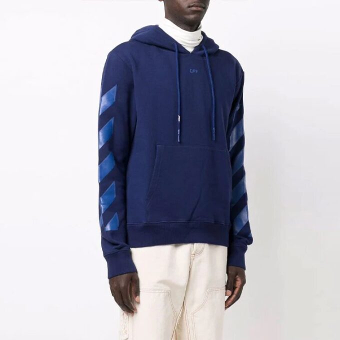 Off-White Homme FW21 Imprimé Arrows Coupe ample Bleu