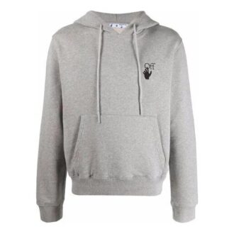 Off-White Homme FW21 Imprimé Arrows Logo Cordon de serrage Coupe ample Gris