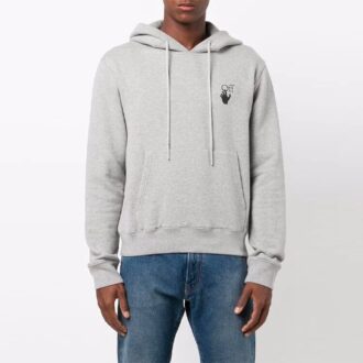 Off-White Homme FW21 Imprimé Arrows Logo Cordon de serrage Coupe ample Gris