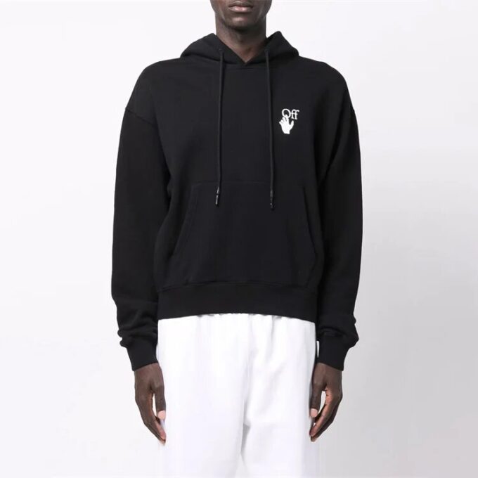 Off-White Homme FW21 Motif Arrows Coupe ample Noir