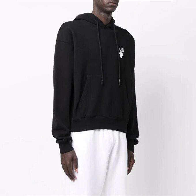Off-White Homme FW21 Motif Arrows Coupe ample Noir