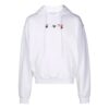Off-White Homme FW21 Motif Arrows Imprimé alphabétique Couleur unie Coupe ample Blanc