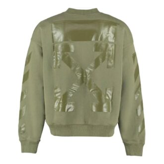 Off-White Homme FW21 Motif flèche emblématique Cordon de serrage Coupe ample Vert Off-White Homme FW21 Motif flèche emblématique Cordon de serrage Coupe ample Vert