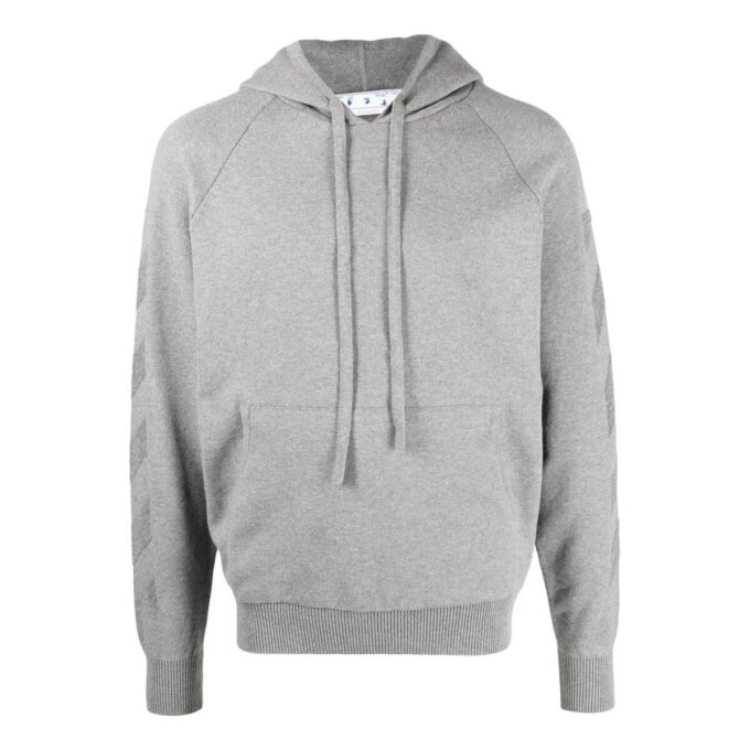 Off-White Homme FW22 Casual Imprimé Motif Gris