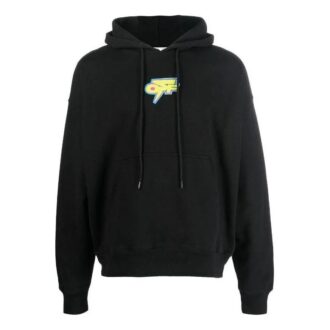 Off-White Homme FW22 Imprimé flèche à l’envers, manches longues, coupe ample, automne, noir Off-White Homme FW22 Imprimé flèche à l’envers, manches longues, coupe ample, automne, noir