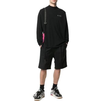 Off-White Homme FW22 Imprimé Logo Motif Version Manches Longues Noir Off-White Homme FW22 Imprimé Logo Motif Version Manches Longues Noir