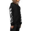 Off-White Homme FW22 Imprimé à motifs côtelés Coupe ajustée Noir