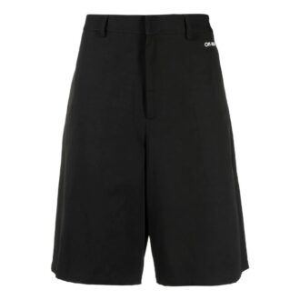 Off-White Homme FW22 Short droit imprimé à motifs unis Noir Off-White Homme FW22 Short droit imprimé à motifs unis Noir