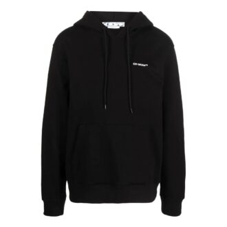 Off-White Homme FW22 T-shirt à manches longues imprimé rayures diagonales noir Off-White Homme FW22 T-shirt à manches longues imprimé rayures diagonales noir