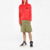 Off-White Homme Imprimé Mona Lisa Coupe ample Rouge