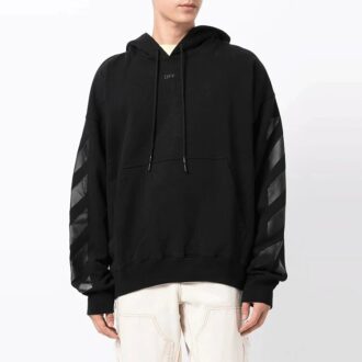 Off-White Homme Motif Arrows Tissage uni Tricot Noir