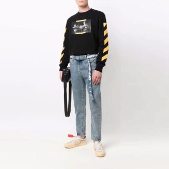 Off-White Homme SS21 Caravaggio Peinture Noir