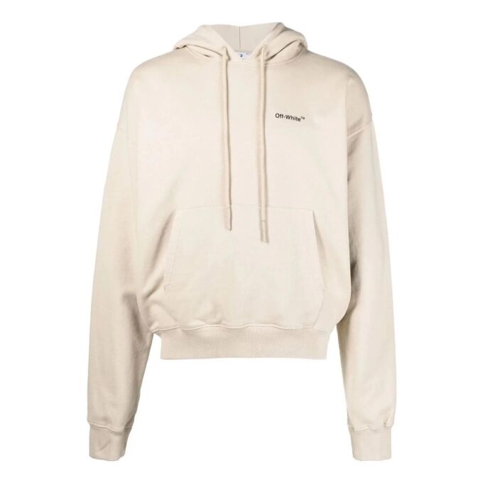 Off-White Homme SS22 Couleur unie Imprimé géométrique et logo Arrows Beige
