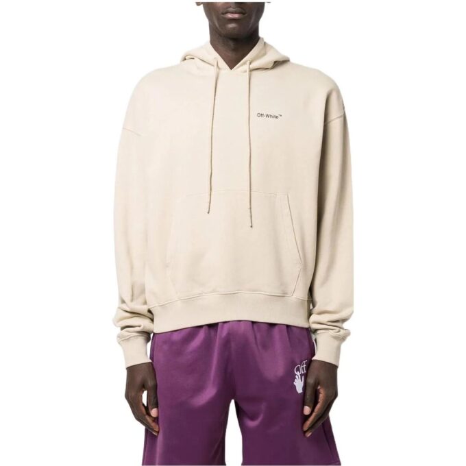 Off-White Homme SS22 Couleur unie Imprimé géométrique et logo Arrows Beige